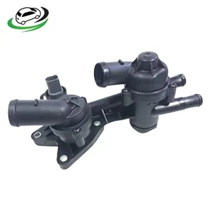Illustration of engine thermostat housing audi a1 vw golf eos tiguan sciricco beetle polo 1.4tsi 03c121111p