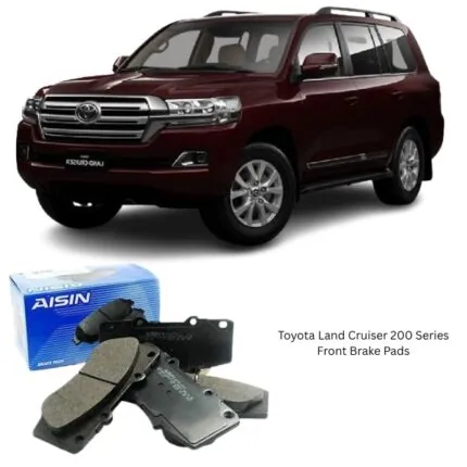 Illustration of toyota land cruiser 200 series front brake pads a1n156