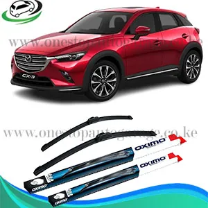 Illustration of mazda cx-3 windshield wiper blades(oximo)