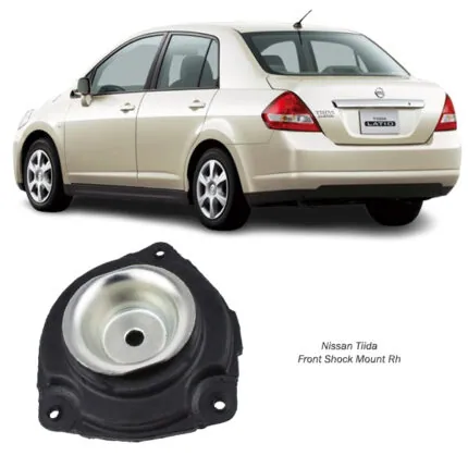 Illustration of nissan tiida c11 front shock mount rh 54320-1fe0a