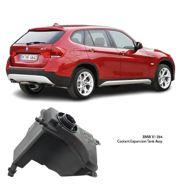 Illustration of bmw x1 e84 coolant expansion tank assy 17138570079