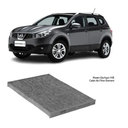 Illustration of nissan qashqai j10e cabin air filter element ac207c