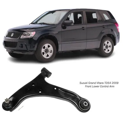 Illustration of suzuki grand vitara td54 front lower control arm lh 45202-78k00