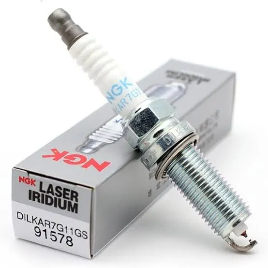 Illustration of ngk dilkar7g11gs laser iridium spark plug
