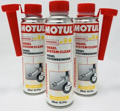 Illustration of motul professional diesel system clean