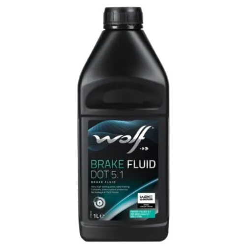 Illustration of wolf brake fluid dot 5.1
