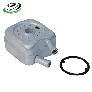 Illustration of engine oil cooler audi b5 a4/b6 a4/tt mki / vw 337/20ae/golf iv/jetta iv gli/jetta iv/passat b5/new beetle 028117021l