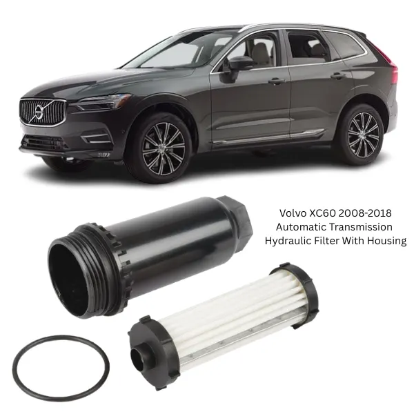 Illustration of volvo xc60 2008-2018 automatic transmission hydraulic filter with housing 2513a040