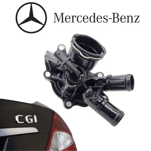 Illustration of mercedes-benz c250 engine coolant thermostat kit 2712000315