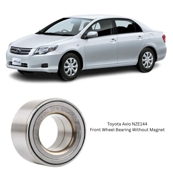 Illustration of toyota axio nze144 front wheel bearing without magnet 90363-40066