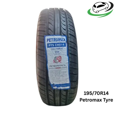 Illustration of 195/70r14 petromax tyre in kenya | inclusive of professional fitment