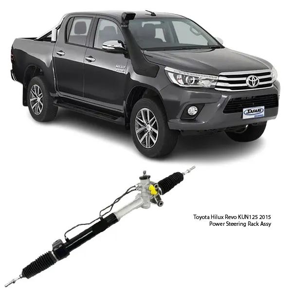 Illustration of toyota hilux revo kun125 4wd 2015- rhd hydraulic power steering rack assy 44250-0k670