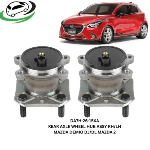 Illustration of mazda demio mazda 2 da7h-26-15xa rear axle wheel hub assembly pair rhlh