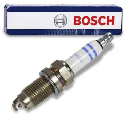 Illustration of bosch spark plug 0242240665 iridium for golf v, jetta iv, audi a1/a3