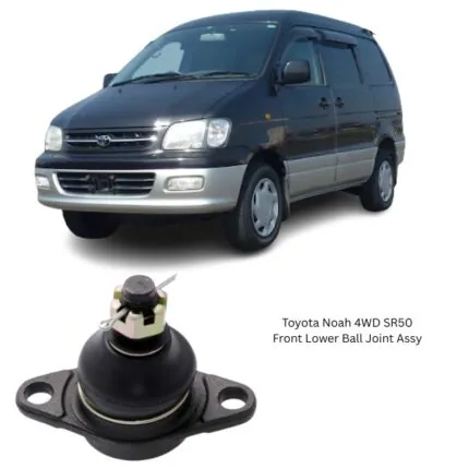 Illustration of toyota noah 4wd sr50 front lower ball joint assy 43330-29395