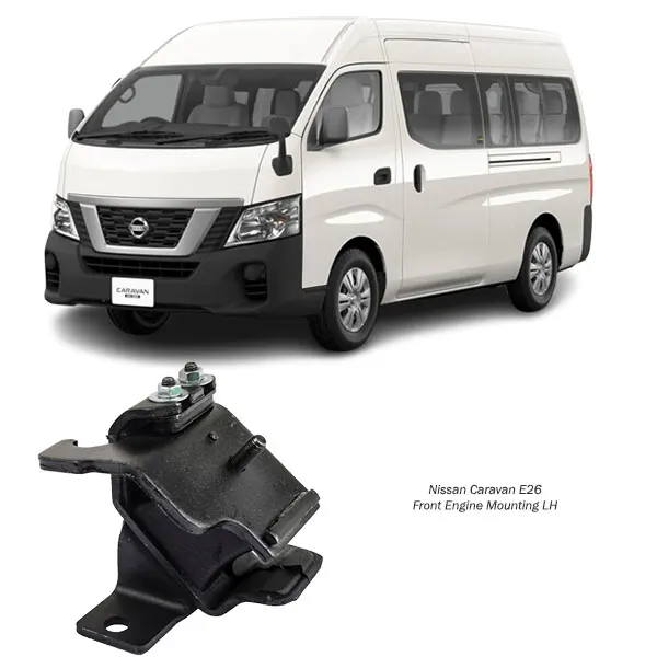 Illustration of nissan caravan e26 front engine mounting lh 11220-3xn1a