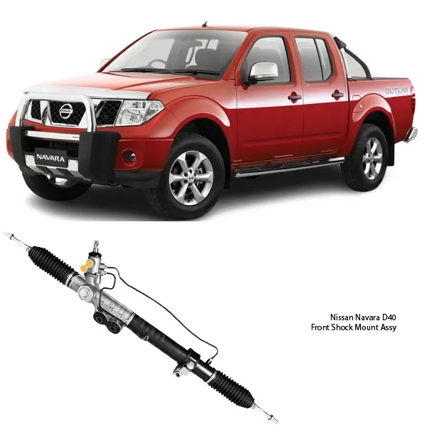 Illustration of nissan navara d40 rhd hydraulic power steering rack assy 49001-eb305