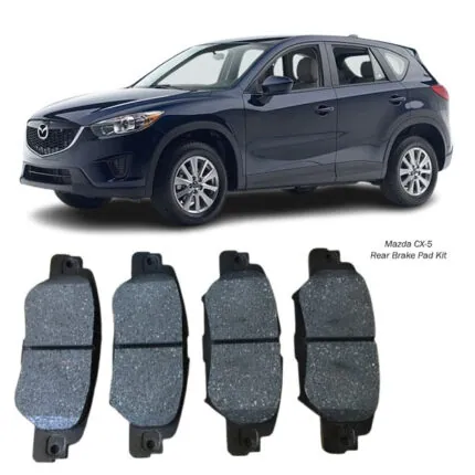 Illustration of mazda cx-5 rear brake pad kit d3171