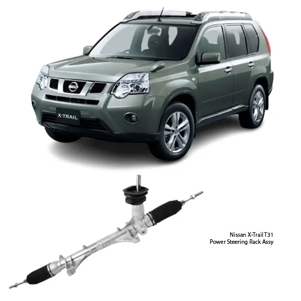 Illustration of nissan x-trail t31 rhd manual power steering rack assy 49001-jg000