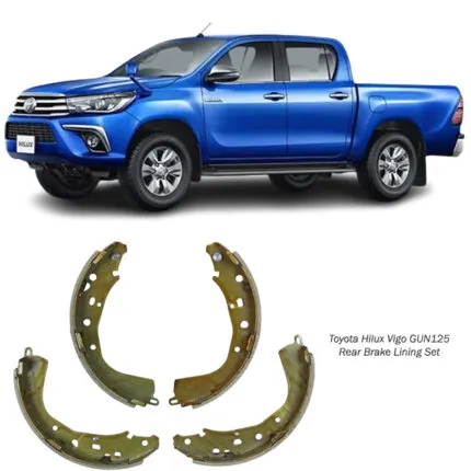 Illustration of toyota hilux vigo gun125 rear brake lining set 04495-0k160