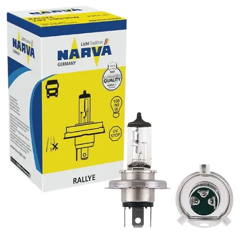 Illustration of headlight bulb h4 100/90w narva (univesal)