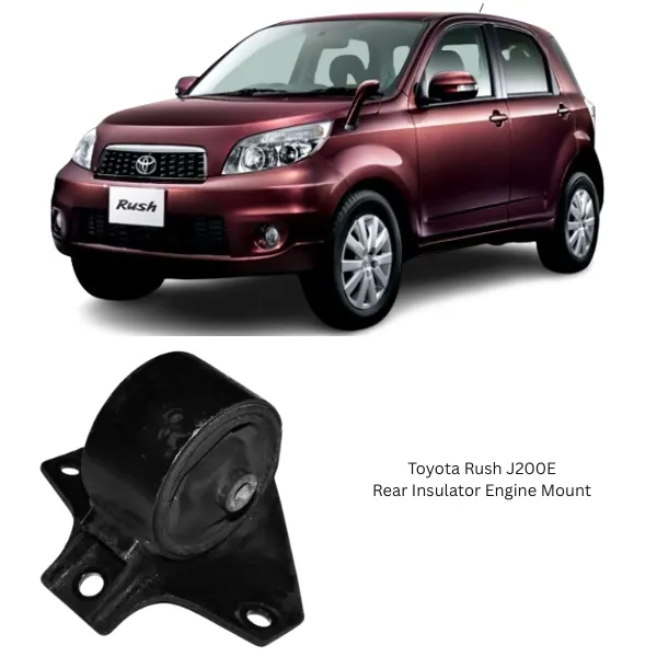 Illustration of toyota rush j200e rear insulator engine mount 12371-b4010