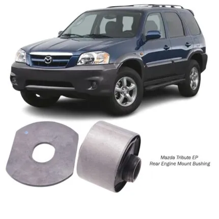 Illustration of mazda tribute ep rear engine mount bushing mzmb-trr