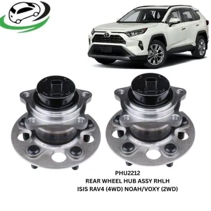 Illustration of phu2212 rear wheel hub assembly for toyota isis, rav4 4wd and noah/voxy 2wd – pair (rhlh)