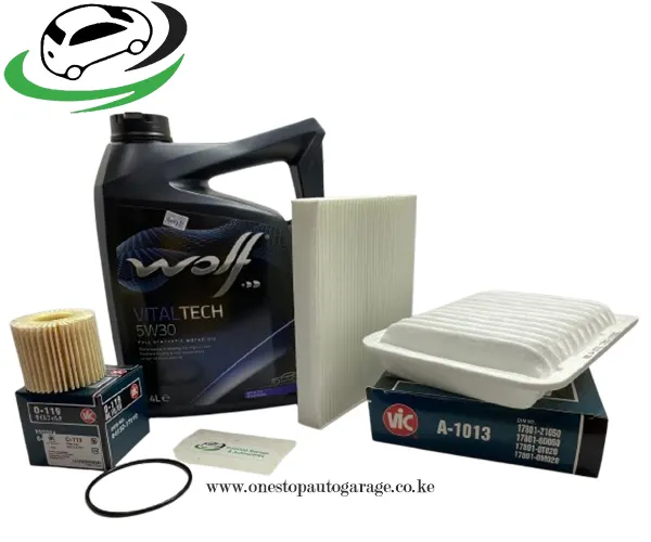 Illustration of toyota premio 260 complete service kit