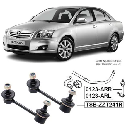Illustration of toyota avensis 250/255 rear stabilizer link assy lh 0123-arl
