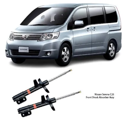 Illustration of nissan serena c25/c26 front shock absorber assy 338075