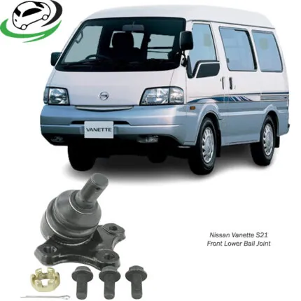Illustration of nissan vanette s21 front lower ball joint s47p-34-550b