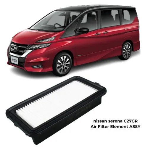 Illustration of nissan serena c27gr air filter element assy 16546-5tp0a