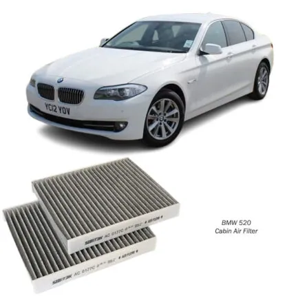 Illustration of bmw 520 cabin air filter ac0177cset