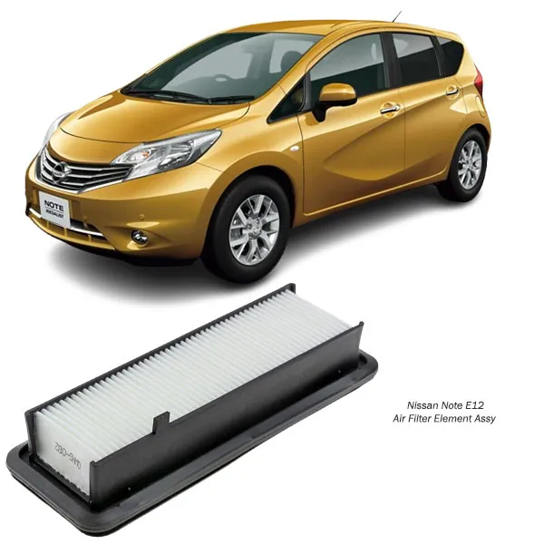 Illustration of nissan note e12 air filter element 16546-3hd0a
