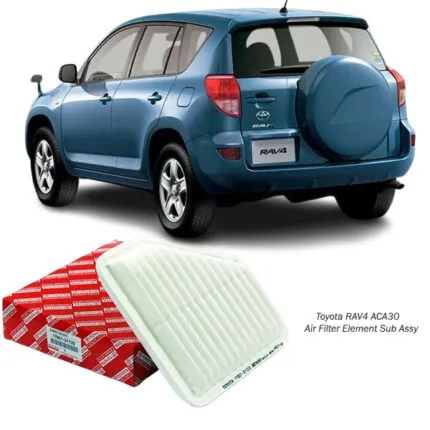 Illustration of toyota rav4 aca30 air filter element sub assy 17801-31120