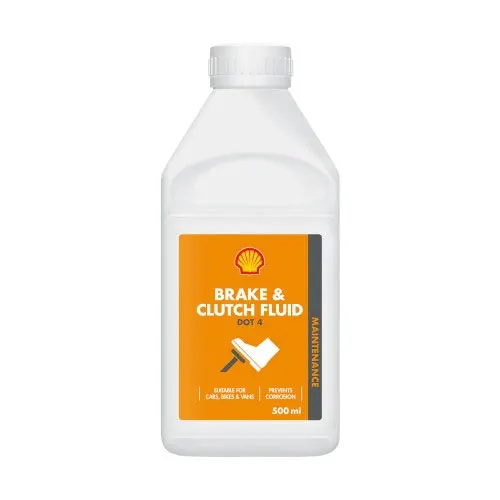 Illustration of shell brake & clutch fluid dot 4 500ml