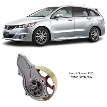 Illustration of honda stream rn6 with k20a/k24a engines water pump assy gwh0-52a
