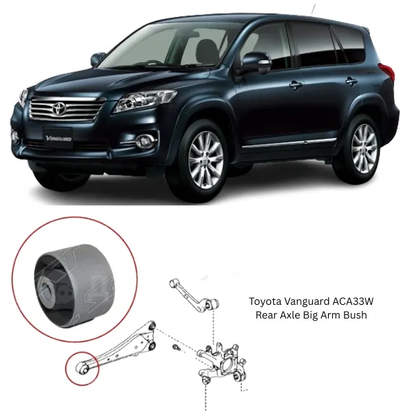 Illustration of toyota vanguard aca33w rear axle big arm bush 48710-0r010