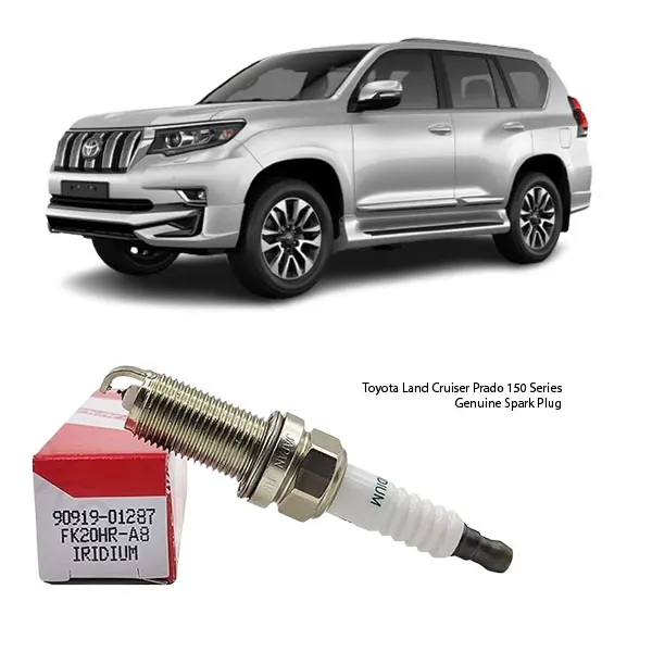 Illustration of toyota land cruiser prado 150 series genuine spark plugs 90919-01287