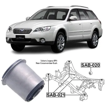 Illustration of subaru legacy bp5 rear crossmember bush sab-021