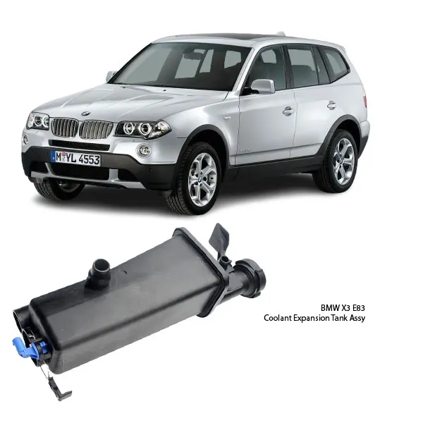 Illustration of bmw x3 e83 coolant expansion tank assy 17137787039