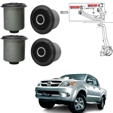 Illustration of upper arm bushes hilux vigo kun25 4wd
