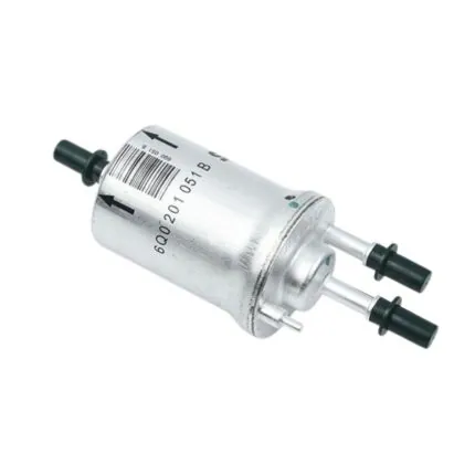 Illustration of volkswagen golf v petrol fuel filter assy 6q0201051b