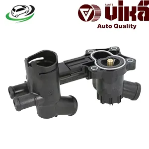 Illustration of audi a1 (8x1 8xk)/ a3 (8p1)/ a3 sportback (8pa) / vw polo v (6r1 6c1)/ touran (1t3)/ polo van (6r)/ golf vi (5k1) thermostat assembly 03f121111a
