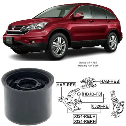 Illustration of honda crv re4 front big arm bush hab-reb