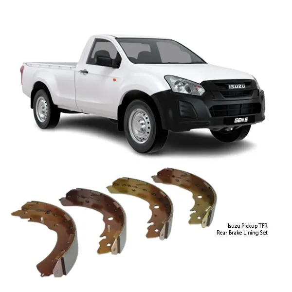 Illustration of isuzu pickup tfr rear brake lining set fn6741