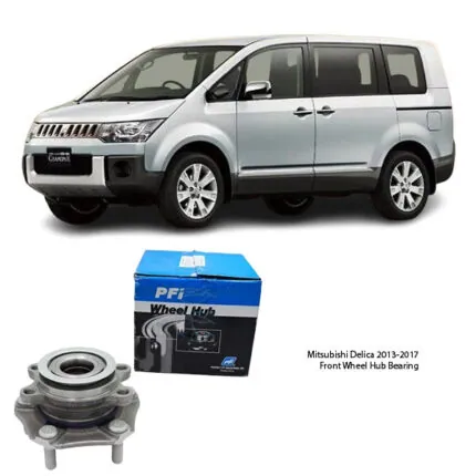 Illustration of mitsubishi delica 2013-2017 front wheel hub bearing phu590538