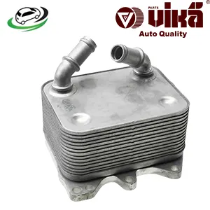 Illustration of engine oil cooler vw atlas 3.6l v6/ atlas cross sport 2.0l a/t/ atlas cross sport 3.6l v6/ cc 3.6l v6 a/t/ passat 3.6l v6 03h117021d