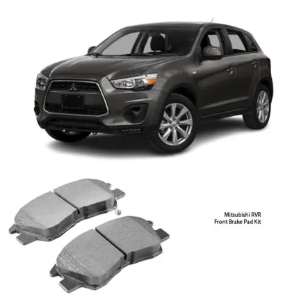 Illustration of mitsubishi rvr front brake pad kit d6108